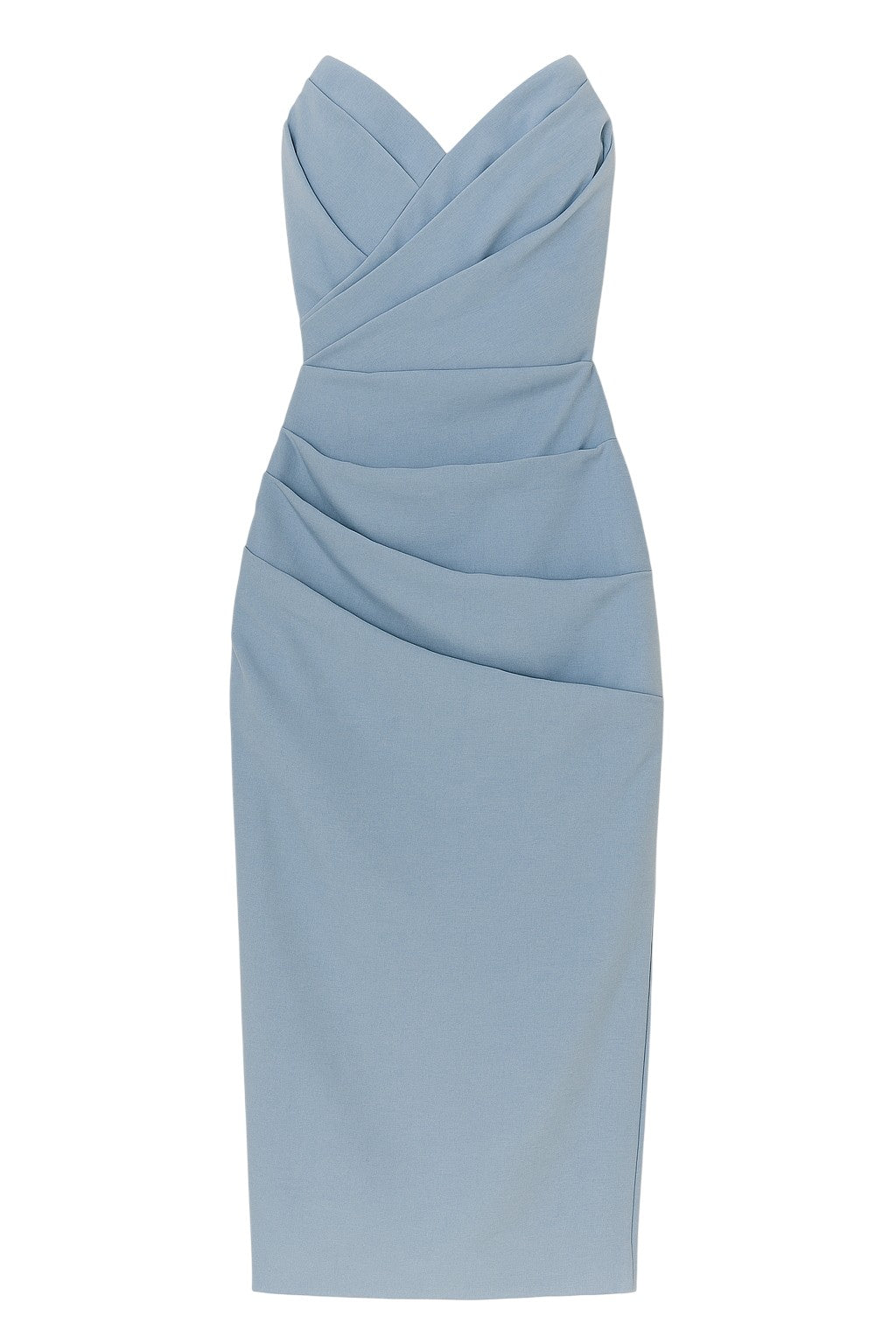 STYLAAR - Midi Jurk Zonder Mouwen voor Dames met Splits-STYLAAR