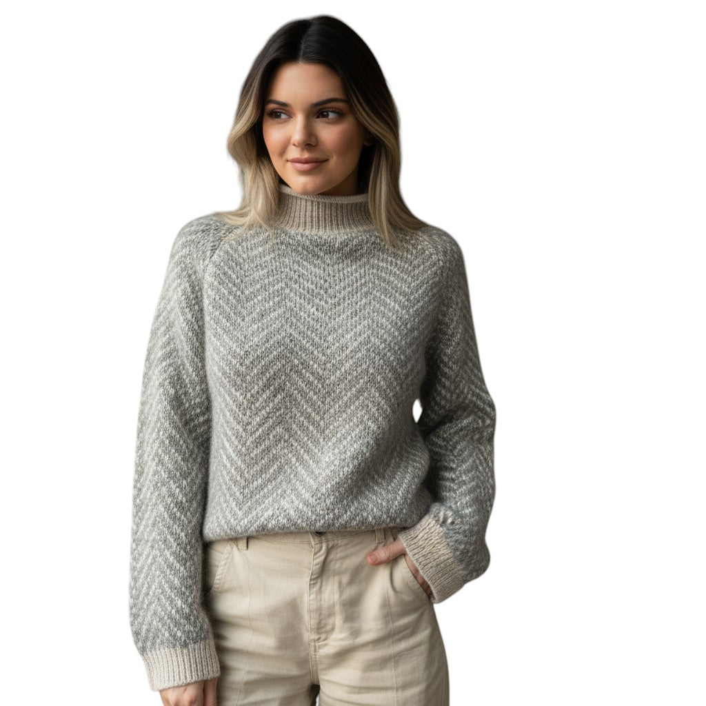 STYLAAR - Oversized Trui Dames | Relaxed Crewneck Pullover-STYLAAR