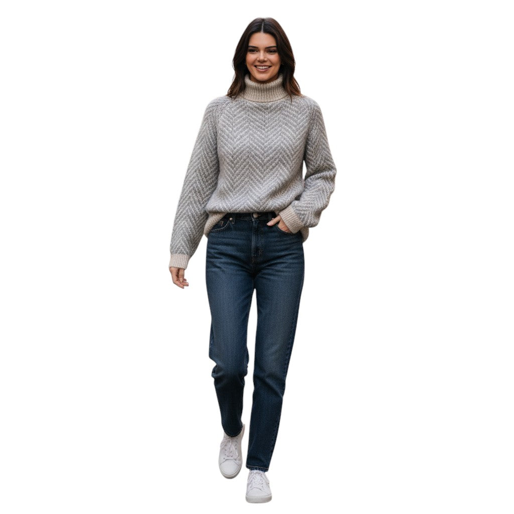 STYLAAR - Oversized Trui Dames | Relaxed Crewneck Pullover-STYLAAR