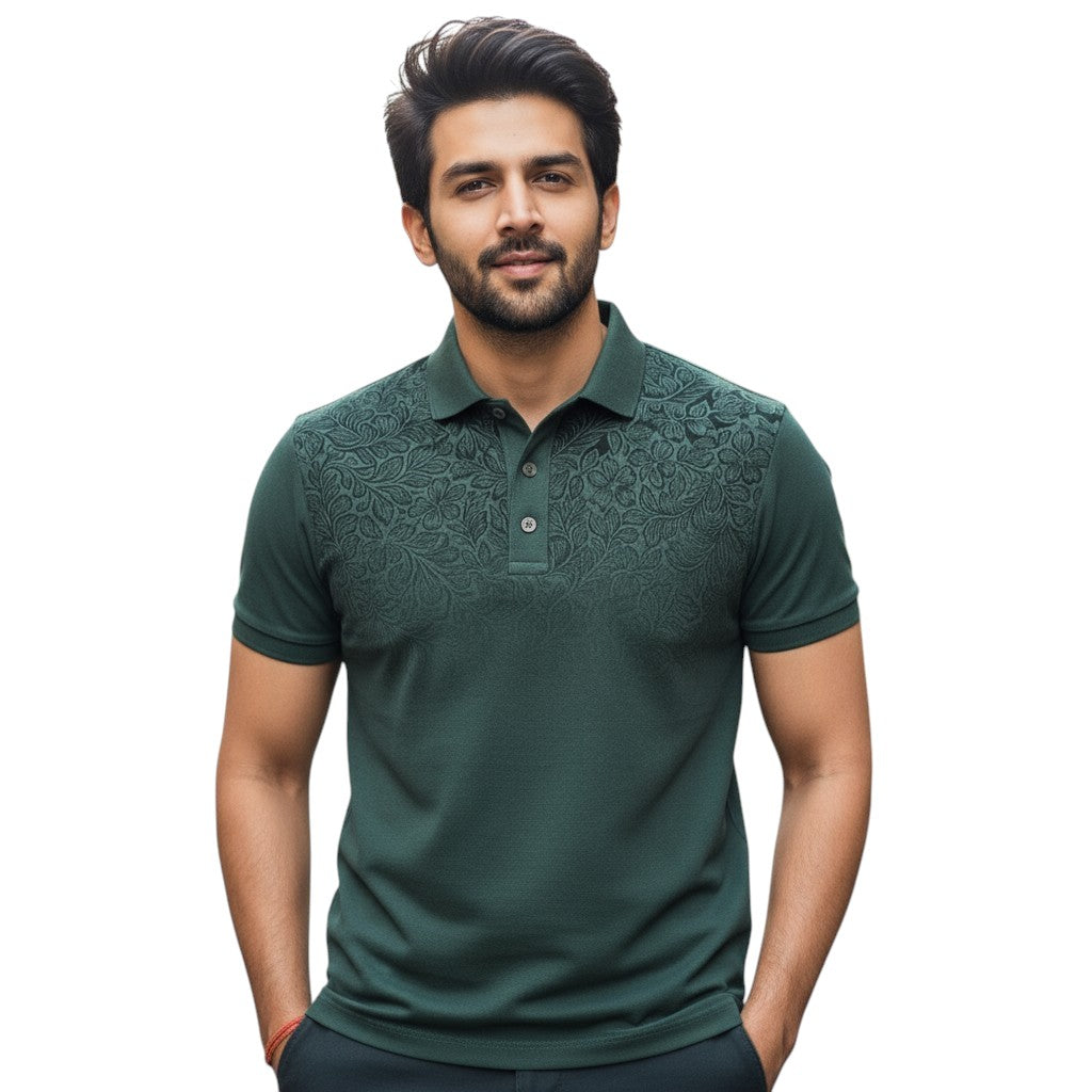 STYLAAR - Polo Heren Korte Mouwen Zomer Gradient Stijl-STYLAAR