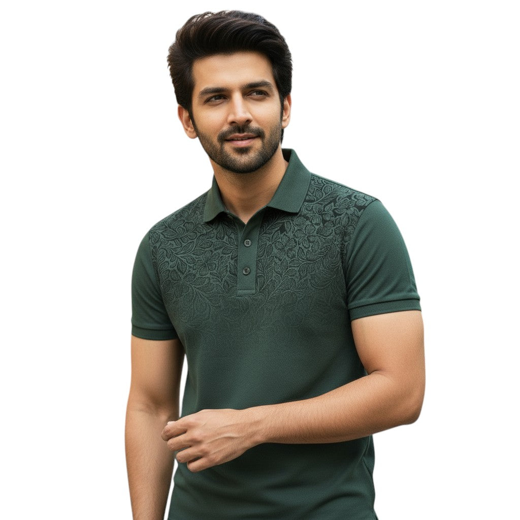 STYLAAR - Polo Heren Korte Mouwen Zomer Gradient Stijl-STYLAAR