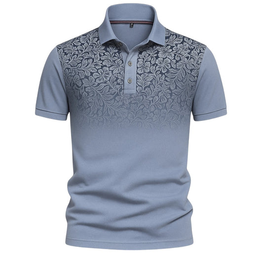 STYLAAR - Polo Heren Korte Mouwen Zomer Gradient Stijl-STYLAAR