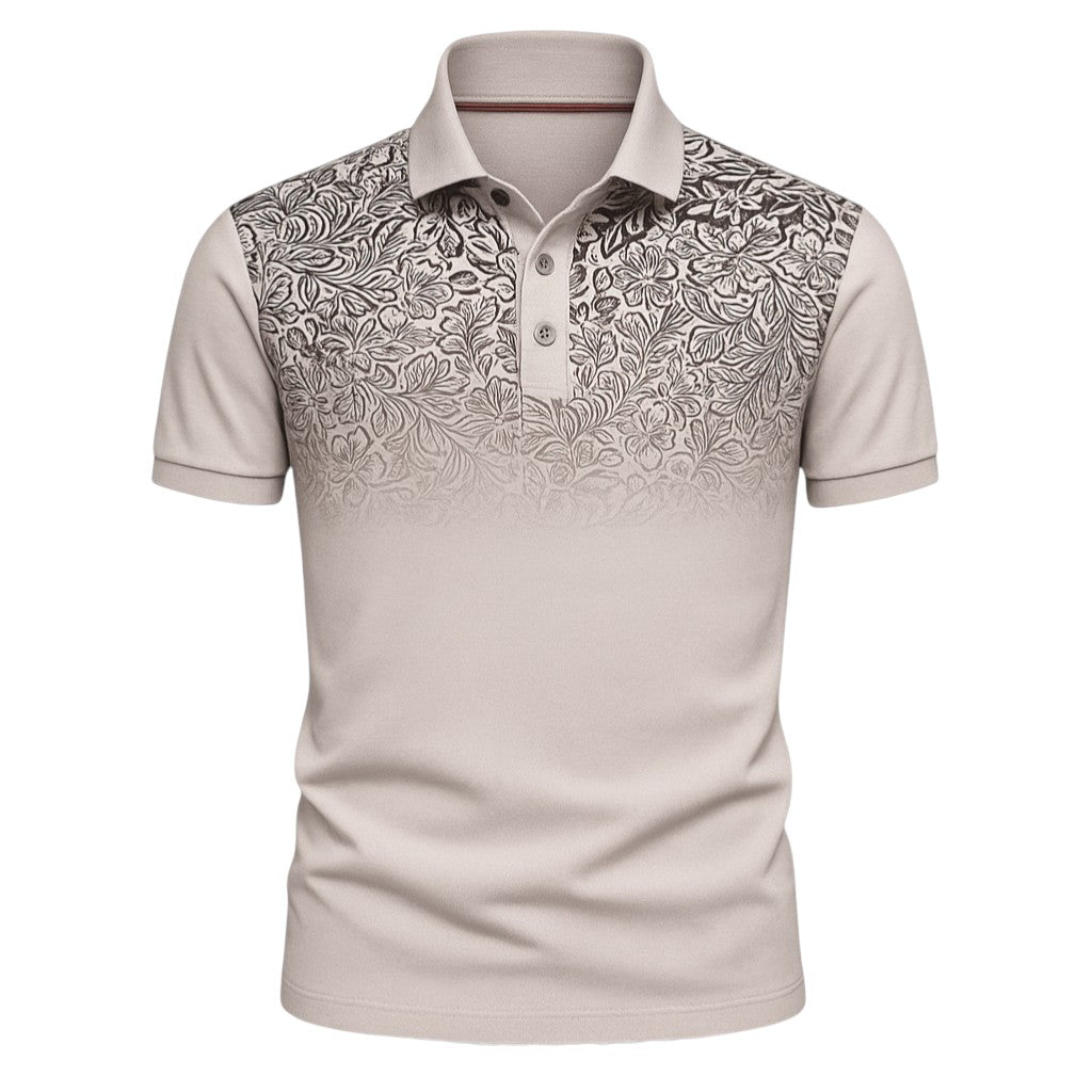 STYLAAR - Polo Heren Korte Mouwen Zomer Gradient Stijl-STYLAAR