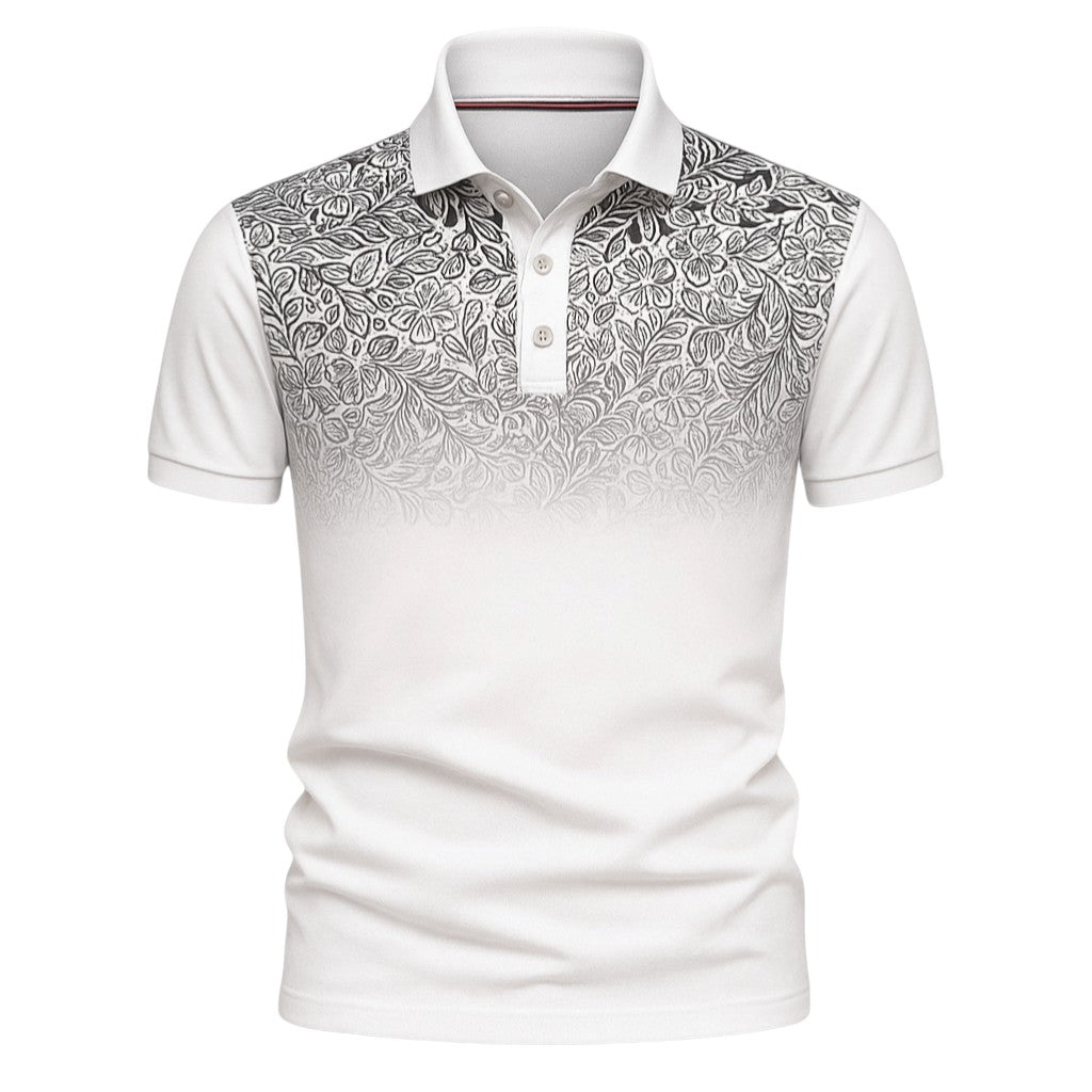 STYLAAR - Polo Heren Korte Mouwen Zomer Gradient Stijl-STYLAAR