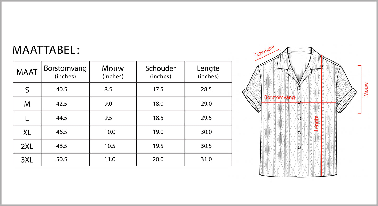 Cuban Jacquard Shirt for Men