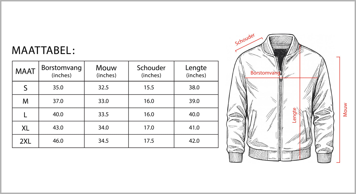 STYLAAR Heren Bomber Jacket