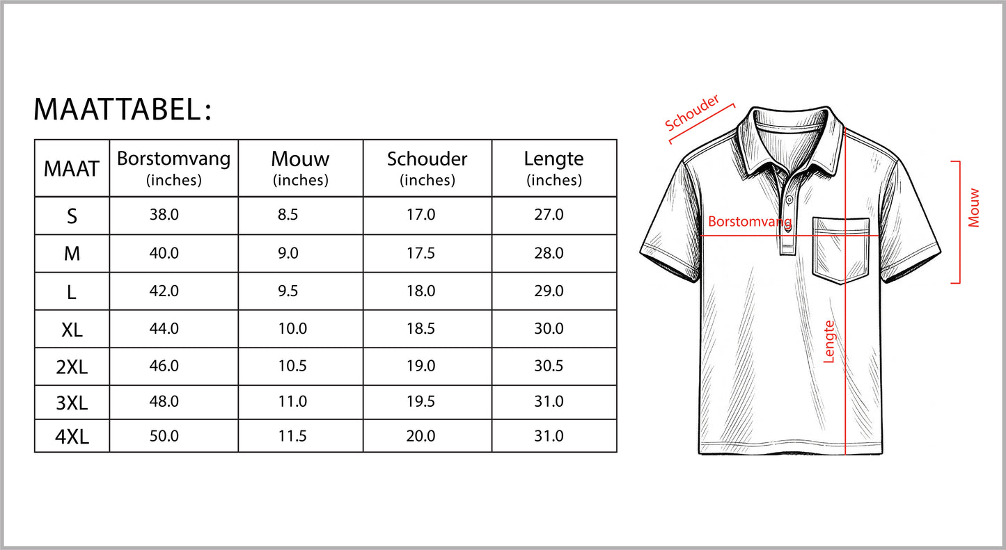 STYLAAR Heren Polo met Borstzak