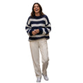 STYLAAR - Oversized Trui voor Vrouwen Lange Mouwen Crewneck Jumper-STYLAAR